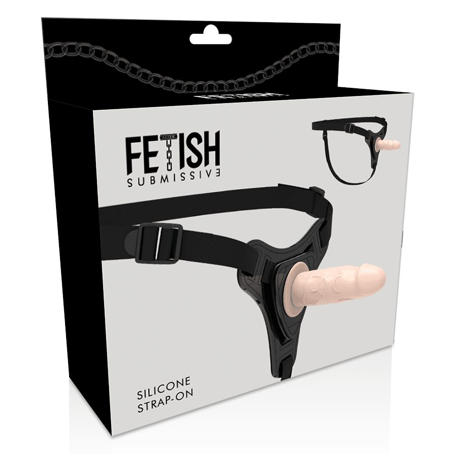 FETISH SUBMISSIVE HARNESS - SILICONA FLESH REALISTIC 12.5 CM - Sensuana.es