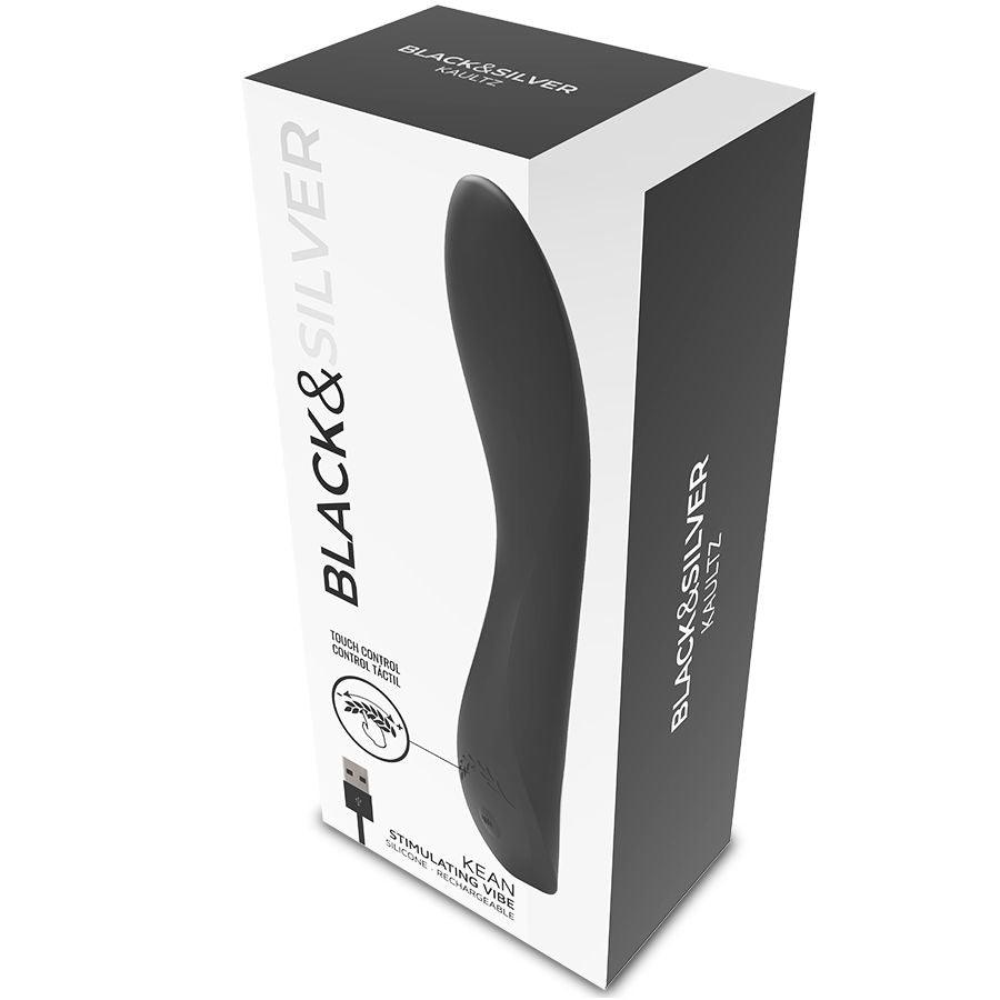 BLACK&SILVER - KEAN VIBRADOR TOUCH CONTROL - Sensuana.es