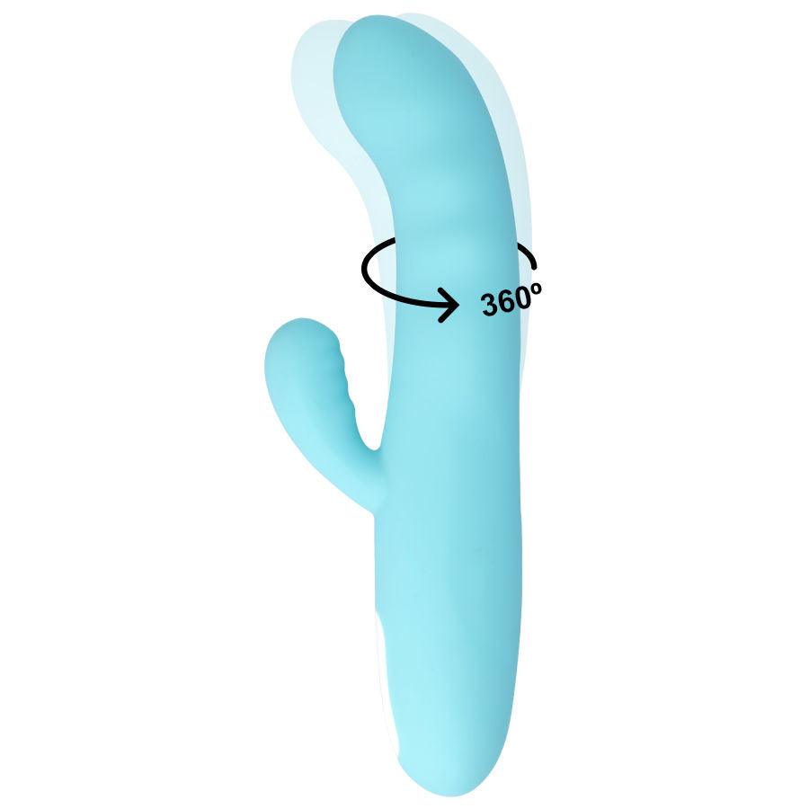 MIA - EIFFEL VIBRADOR ROTADOR AZUL TURQUESA - Sensuana.es