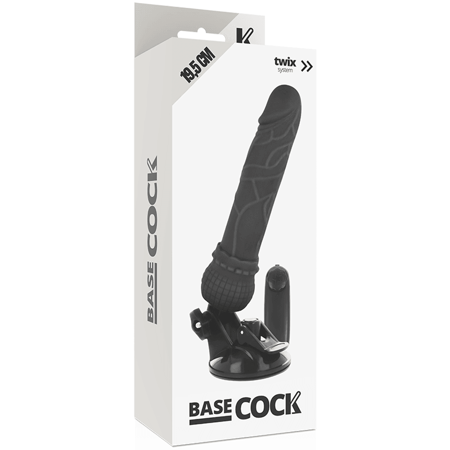 BASECOCK - VIBRADOR REALISTICO CONTROL REMOTO NATURAL 19.5 CM -O- 4 CM - Sensuana.es