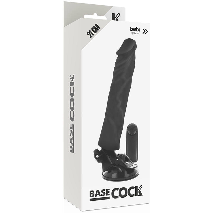 BASECOCK - VIBRADOR REALISTICO CONTROL REMOTO NATURAL 21 CM -O- 4 CM - Sensuana.es