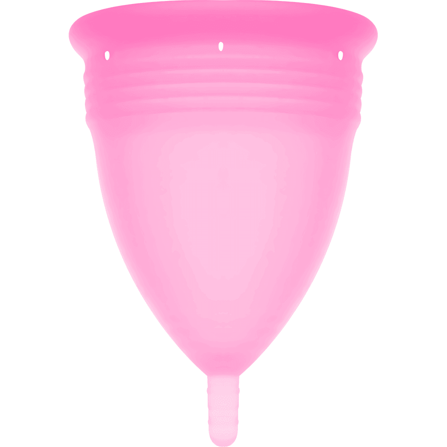 STERCUP - COPA MENSTRUAL FDA SILICONA TALLA L ROSA - Sensuana.es