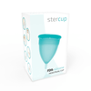 STERCUP - COPA MENSTRUAL FDA SILICONA TALLA L AQUAMARINA - Sensuana.es