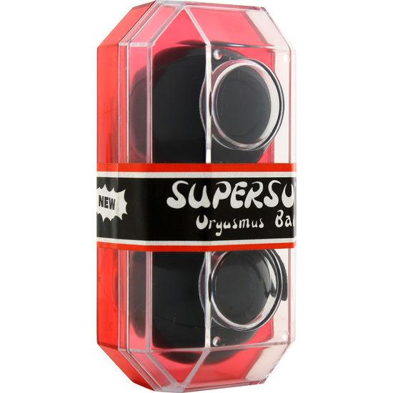 SEVEN CREATIONS - SUPERSOFT BOLAS ORGASMICAS NEGRO - Sensuana.es