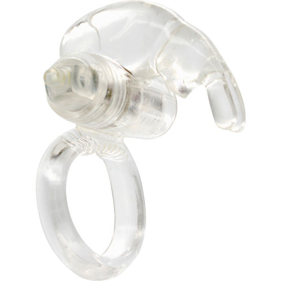 SEVEN CREATIONS - ANILLO VIBRADOR DE SILICONA TRANSPARENTE - Sensuana.es