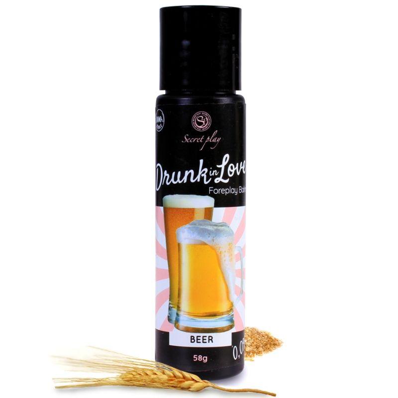 SECRETPLAY - LUBRICANTE DRUN IN LOVE CERVEZA 60 ML - Sensuana.es