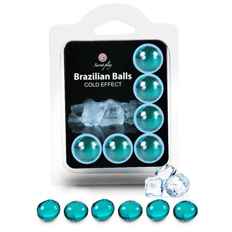 SECRETPLAY - SET 6 BRAZILIAN BALLS EFECTO FRIO - Sensuana.es