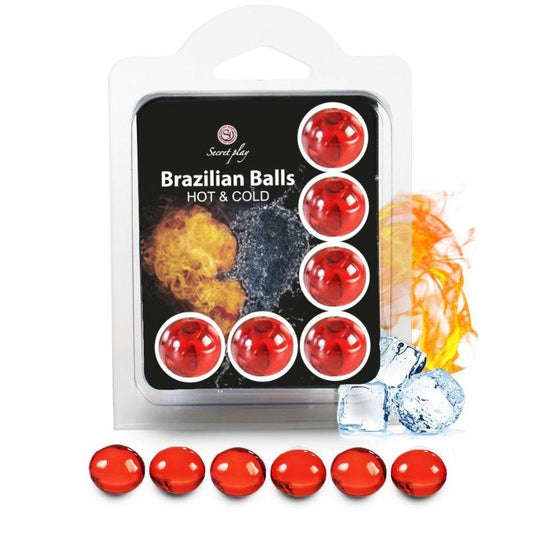 SECRETPLAY - SET 6 BRAZILIAN BALLS EFECTO FRIO Y CALOR - Sensuana.es