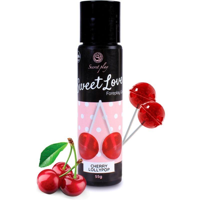 SECRETPLAY - GEL DE PIRULITO DE CEREJA SWEET LOVE 60 ML