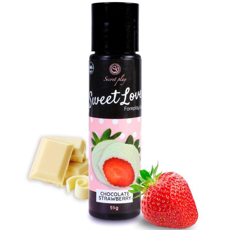 SECRETPLAY - SWEET LOVE STRAWBERRY AND WHITE CHOCOLATE GEL 60 ML