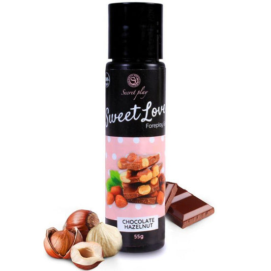 SECRETPLAY - GEL SWEET LOVE CHOCOLATE CON AVELLANAS 60 ML - Sensuana.es