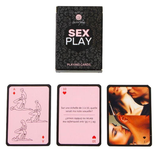 SECRETPLAY - JUEGO DE CARTAS SEX PLAY (FR/PT) - Sensuana.es