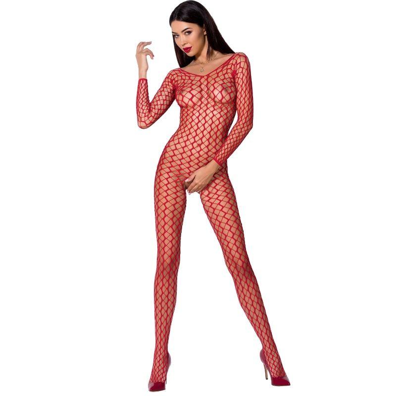 PAIXÃO - MULHER BS068 BODYSTOCKING PRETO TAMANHO ÚNICO