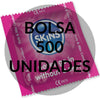 SKINS - PRESERVATIVOS PUNTOS & ESTRÍAS BOLSA 500 UDS - Sensuana.es