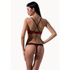 PASSION - BIQUINI MULHER SCARLET VERMELHO E PRETO S/M