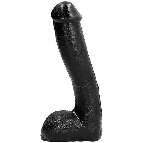 ALL BLACK - PÊNIS ANAL REALÍSTICO 23 CM