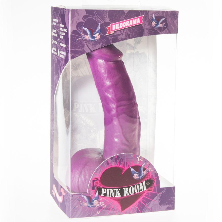 PINK ROOM - CONNOR LILAC REALISTIC DILDO 16 CM