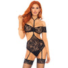 LEG AVENUE - SET OF TWO PIECES TOP &amp; TEDDY S/M