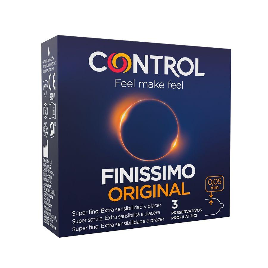 CONTROL - FINISSIMO PRESERVATIVOS 3 UNIDADES - Sensuana.es