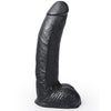 SISTEMA HUNG - DILDO REALÍSTICO PRETO COR GEORGE 22 CM