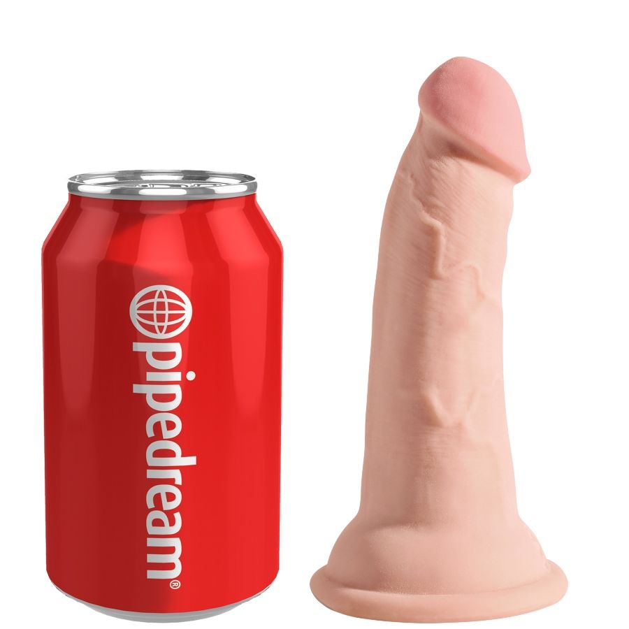 KING COCK - DILDO TRIPLA DENSIDADE 13 CM