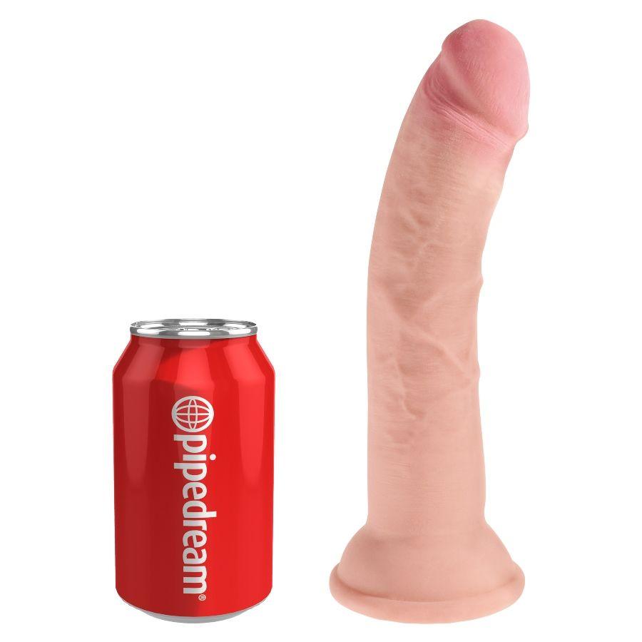 KING COCK - DILDO TRIPLA DENSIDADE 21,6 CM