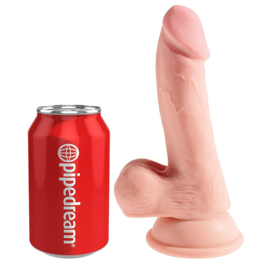 KING COCK - DILDO TRIPLE DENSIDAD 14 CM - Sensuana.es