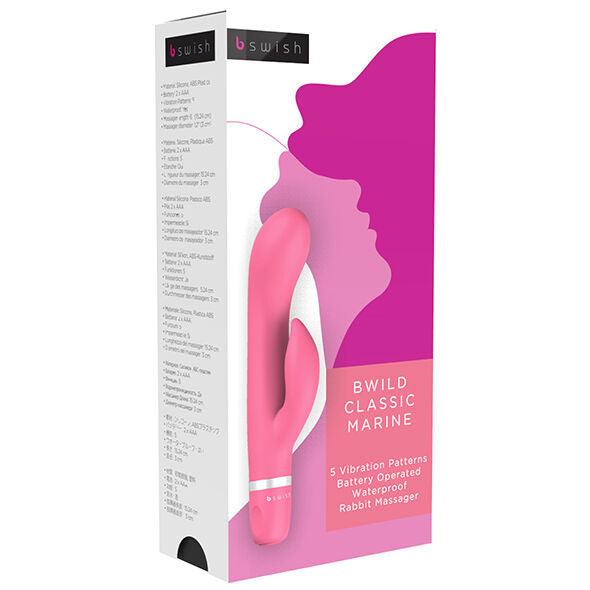 B SWISH - BWILD CLASSIC MARINE RABBIT VIBRATOR GUAVA - Sensuana.es