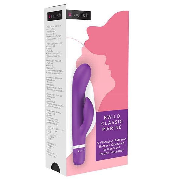 B SWISH - BWILD CLASSIC MARINE RABBIT VIBRATOR PURPLE - Sensuana.es