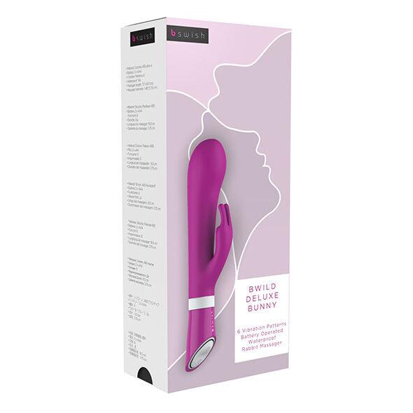 B SWISH - BWILD DELUXE BUNNY RABBIT VIBRATOR RASPBERRY - Sensuana.es