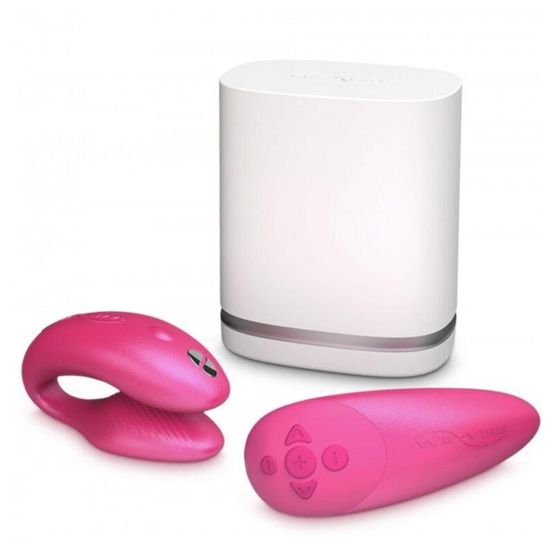 WE-VIBE - VIBRADOR CHORUS PARA CASAIS COM SQUEEZE CONTROL ROSA