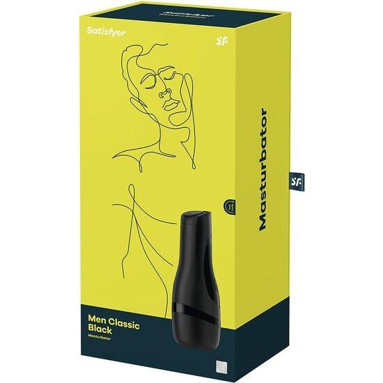 SATISFYER - MASTURBADOR MEN CLASSIC PLATA - Sensuana.es