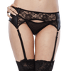 QUEEN LINGERIE - TANGA LIGUERO DISEÑO FLORAL S/M