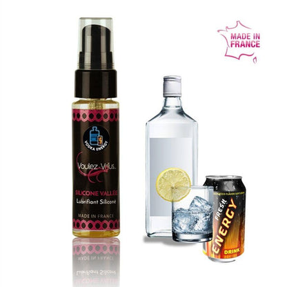 VOULEZ-VOUS - LUBRICANTE SILICONA - VODKA CON RED BULL 35 ML - Sensuana.es