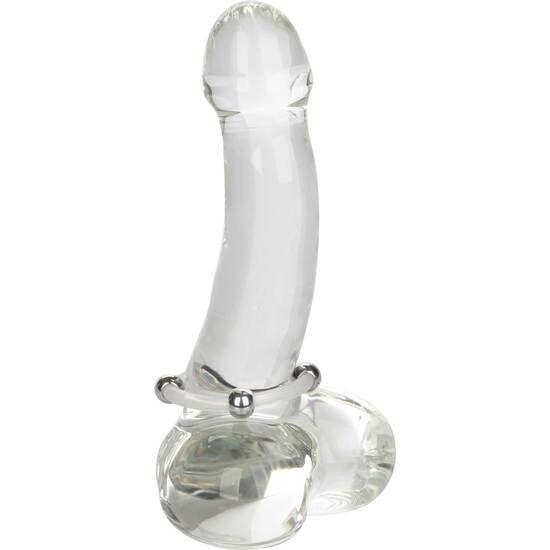 CALEXOTICS - ANILLO DE SILICONA CON CUENTAS DE ACERO TALLA L - Sensuana.es