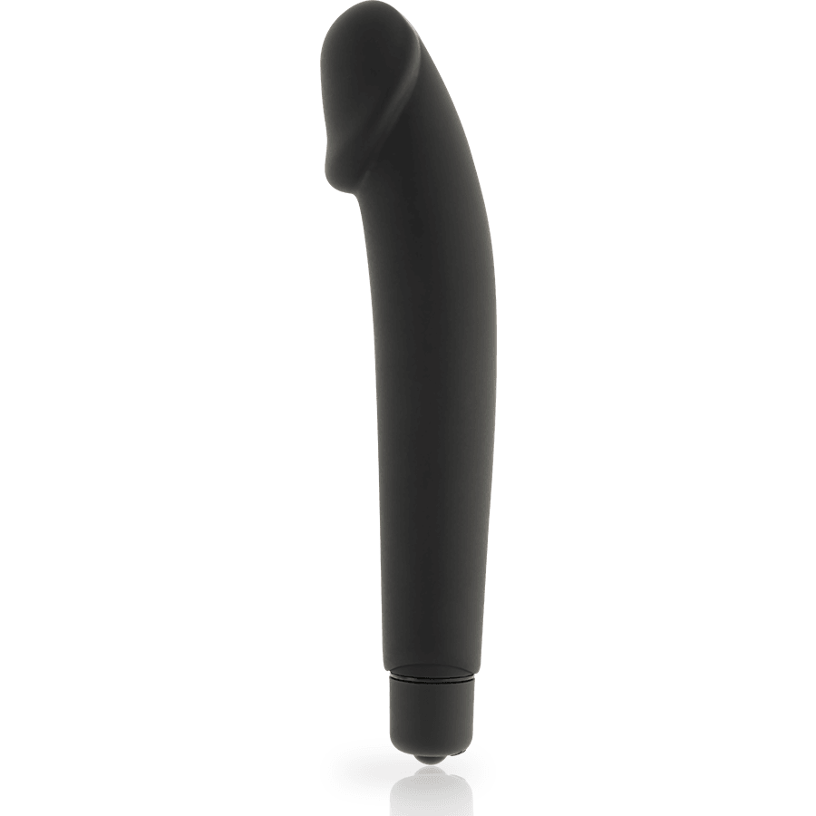 DOLCE VITA - REALISTIC BLACK SILICONE VIBRATOR