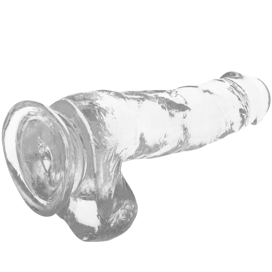 X RAY - CLEAR DILDO REALISTA TRANSPARENTE 18.5 CM -O- 3.8 CM - Sensuana.es