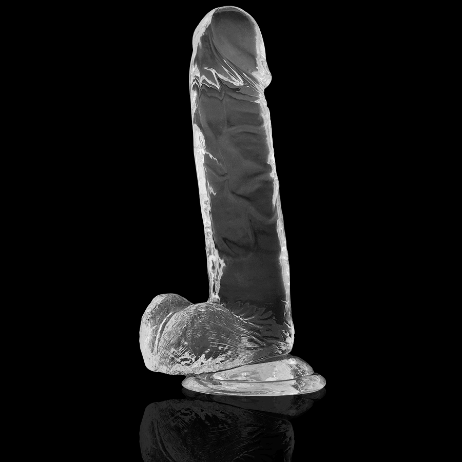 X RAY - CLEAR DILDO REALISTA TRANSPARENTE 20 CM -O- 4.5 CM - Sensuana.es