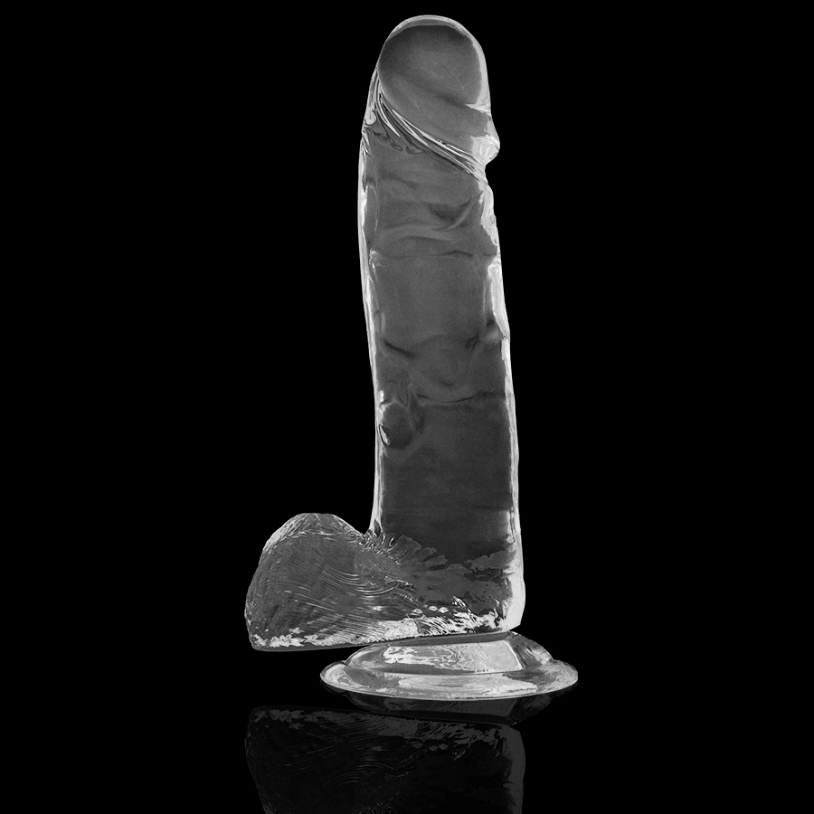 X RAY - CLEAR DILDO REALISTA TRANSPARENTE 20 CM -O- 4.5 CM - Sensuana.es