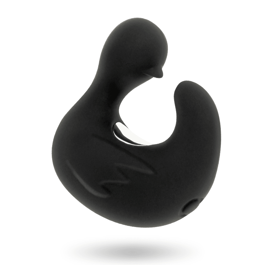 BLACK&SILVER - DEDAL PATO ESTIMULADOR DE SILICONA RECARGABLE DUCKYMANIA - Sensuana.es