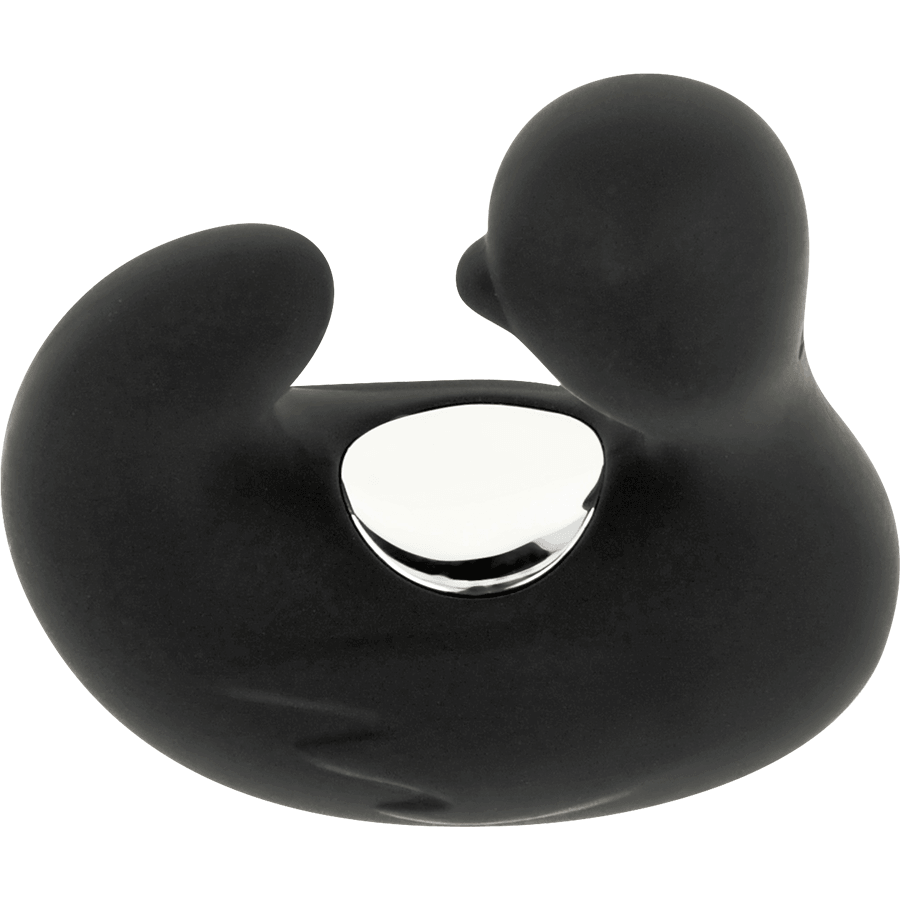 BLACK&SILVER - DEDAL PATO ESTIMULADOR DE SILICONA RECARGABLE DUCKYMANIA - Sensuana.es