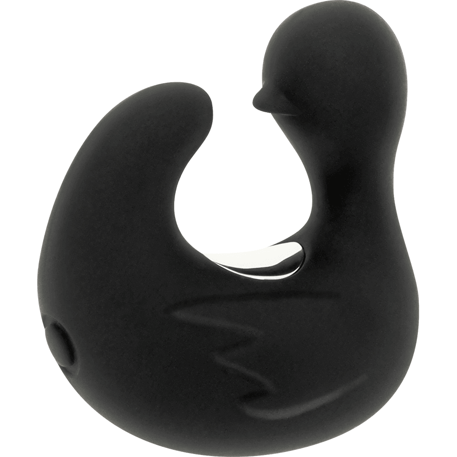 BLACK&SILVER - DEDAL PATO ESTIMULADOR DE SILICONA RECARGABLE DUCKYMANIA - Sensuana.es