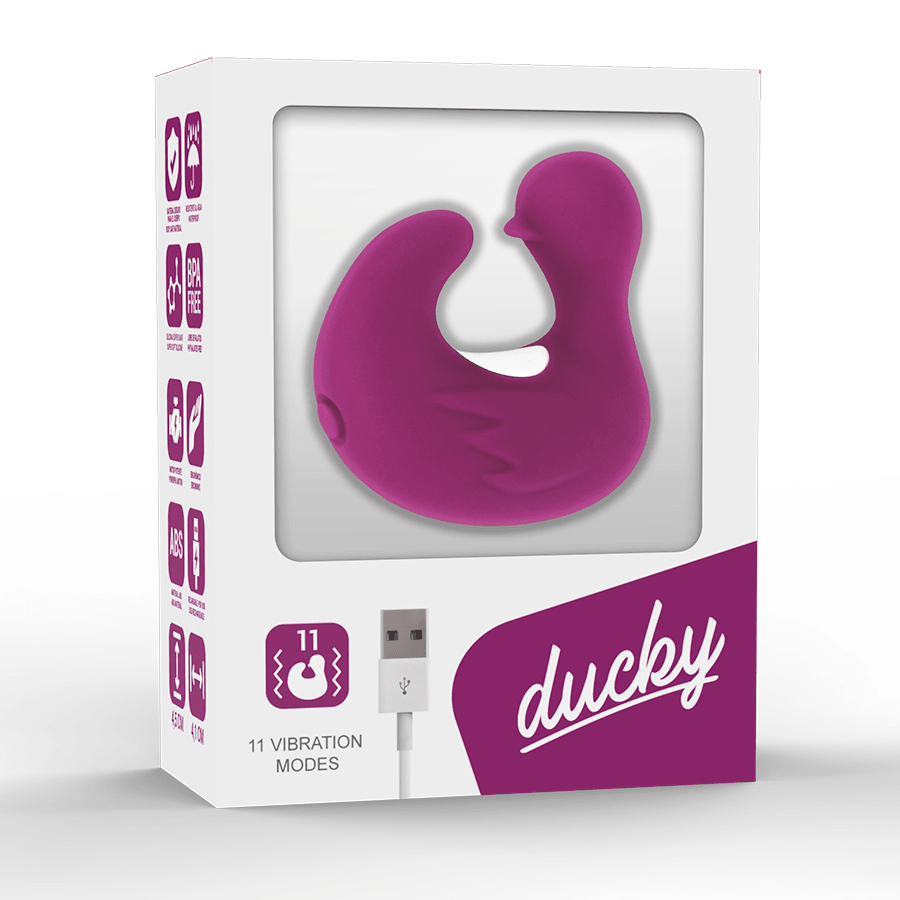 COVERME - DEDAL PATO ESTIMULADOR DE SILICONA RECARGABLE  DUCKYMANIA - Sensuana.es