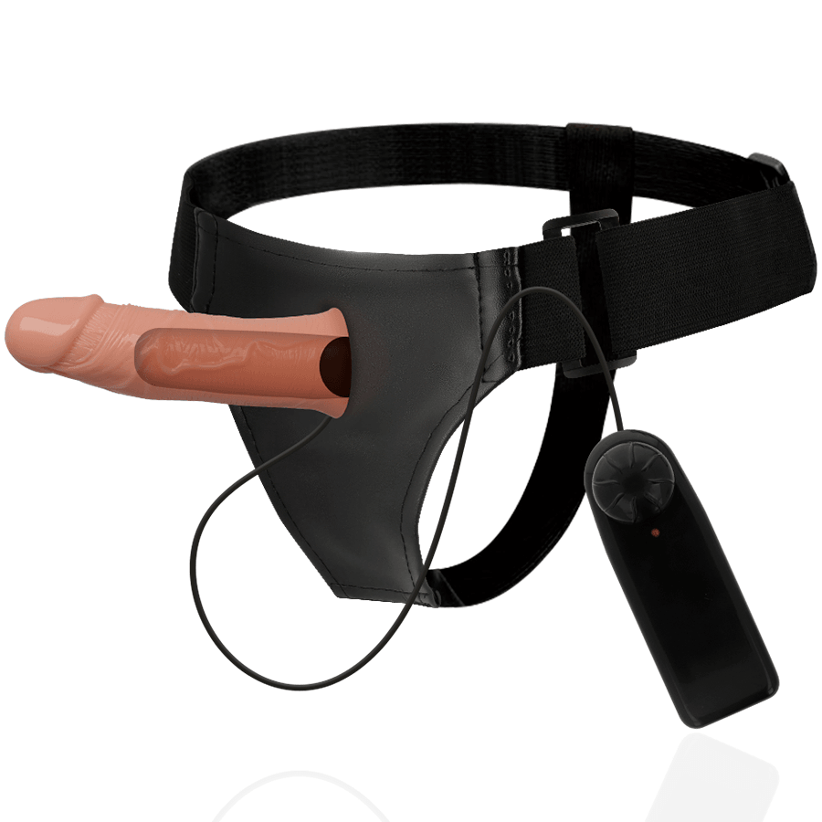 HARNESS ATTRACTION - RNES HUECO GREGORY CON VIBRADOR 16.5 CM -O- 4.3 CM - Sensuana.es