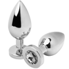 METAL HARD - ANAL PLUG DIAMOND TRANSPARENTE SMALL 5.71CM - Sensuana.es