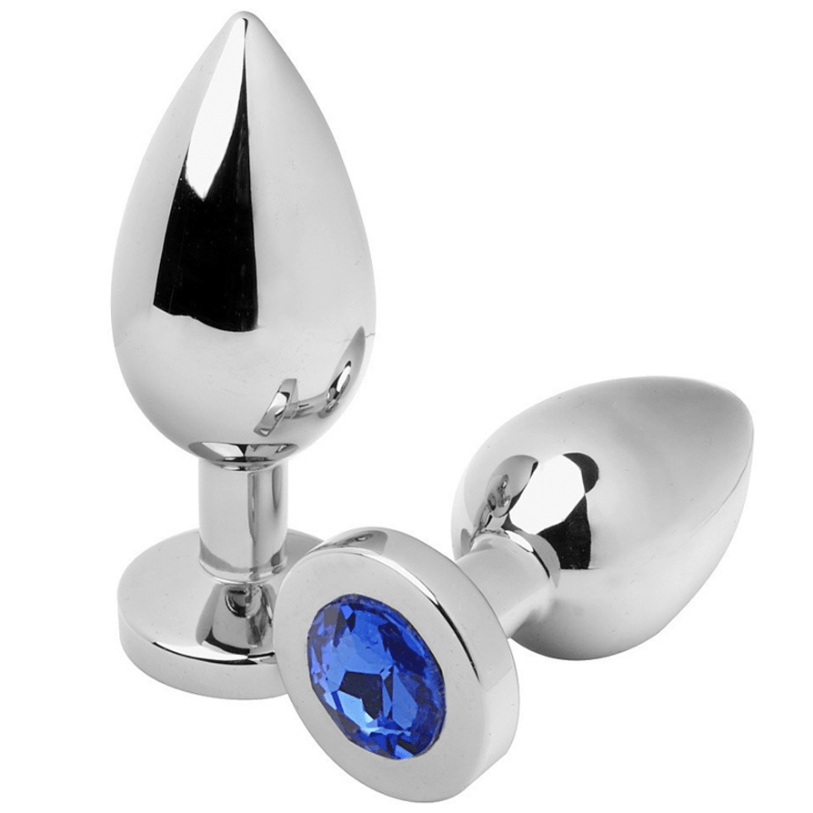 METAL HARD - ANAL PLUG DIAMOND BLUE SMALL 5.71CM - Sensuana.es