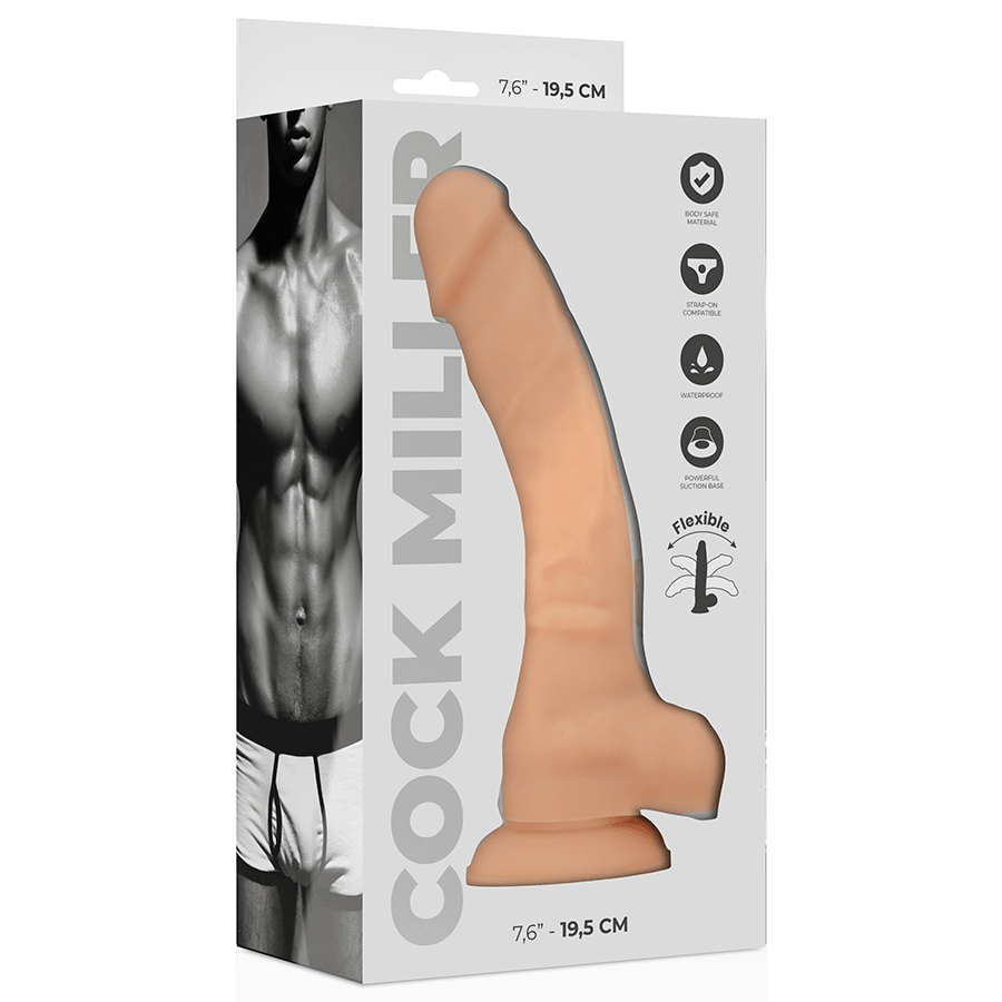 COCK MILLER - SILICONA DENSITY ARTICULABLE COCKSIL 19.5 CM - Sensuana.es