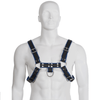 LEATHER BODY - ARNES CUERO AZUL Y NEGRO CHEST BULLDOG - Sensuana.es