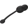 CALEXOTICS - SILICONE KEGEL BALLS WITH BLACK REMOTE CONTROL