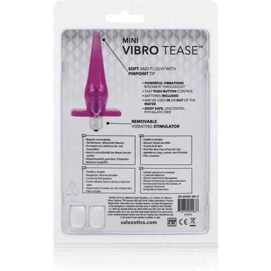 CALEXOTICS - MINI VIBRO TEASE VIBRATOR PINK PLUG